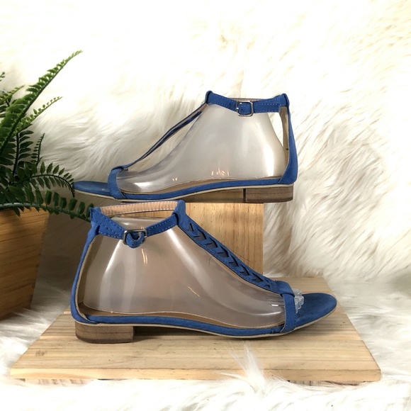 Paprika Chevron Cornflower Blue Sz 41 - Picture 3 of 7